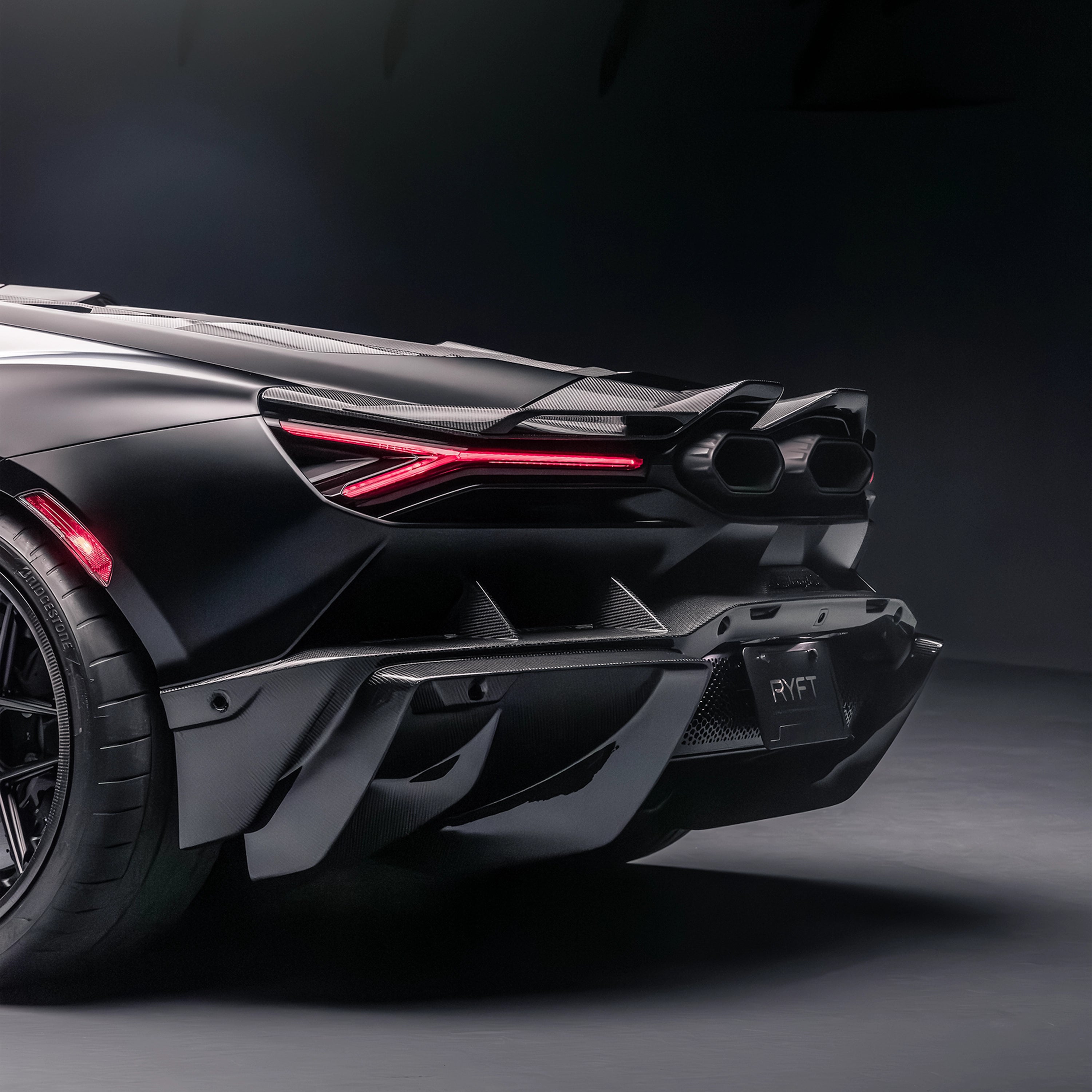 Lamborghini Revuelto - Carbon Fiber Active Rear Spoiler