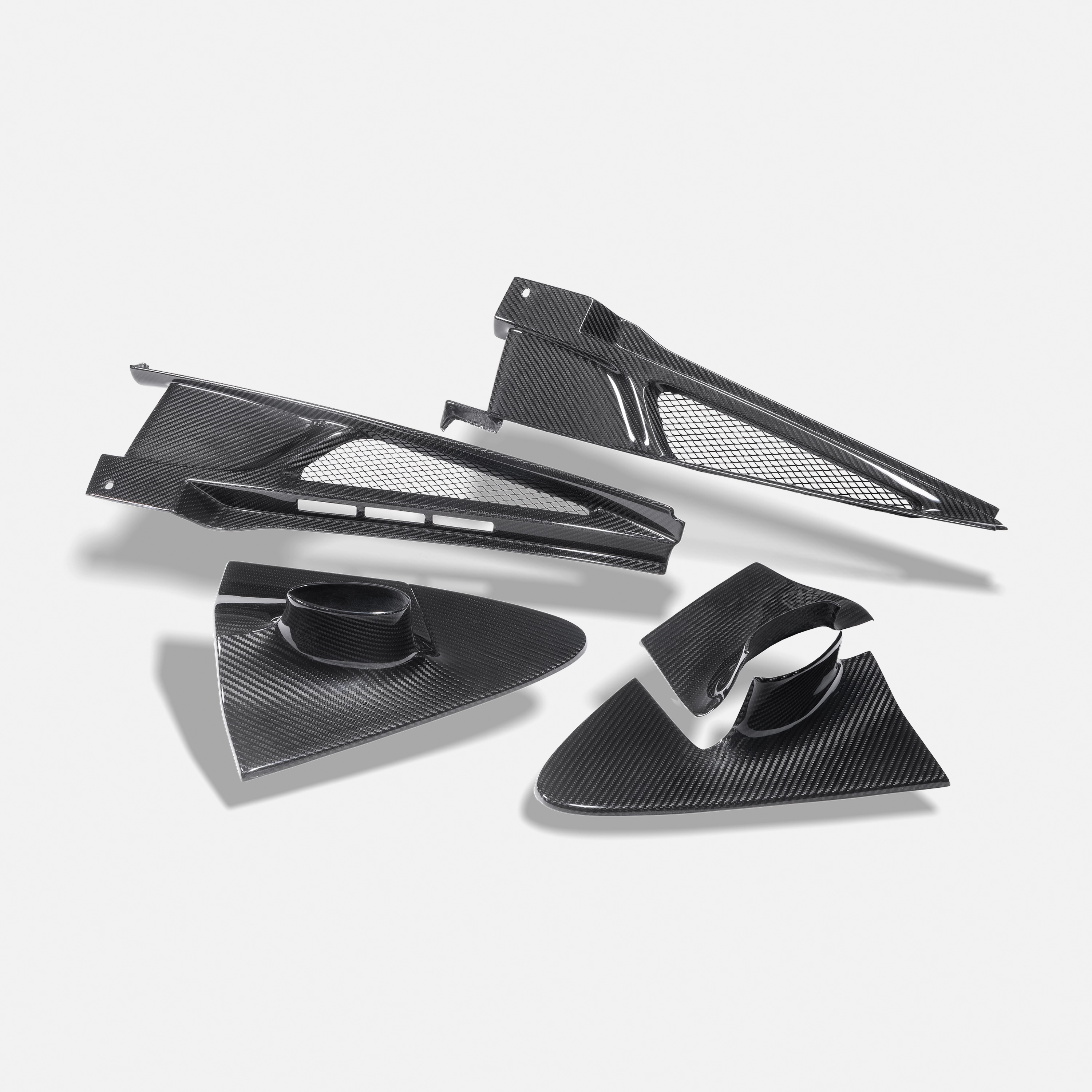 McLaren 720S Spider - Carbon Fiber Bridge Vents (6PCS)