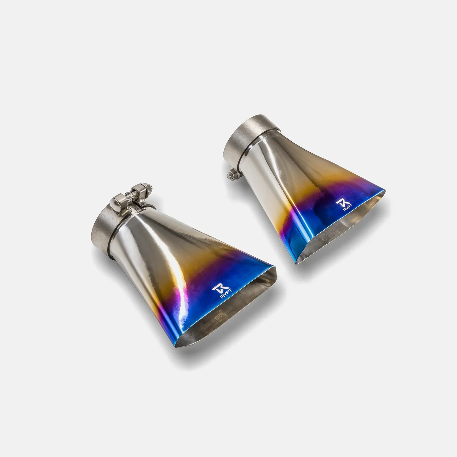 McLaren 650S - Titanium Race Exhaust w/ Blue Titanium Tips