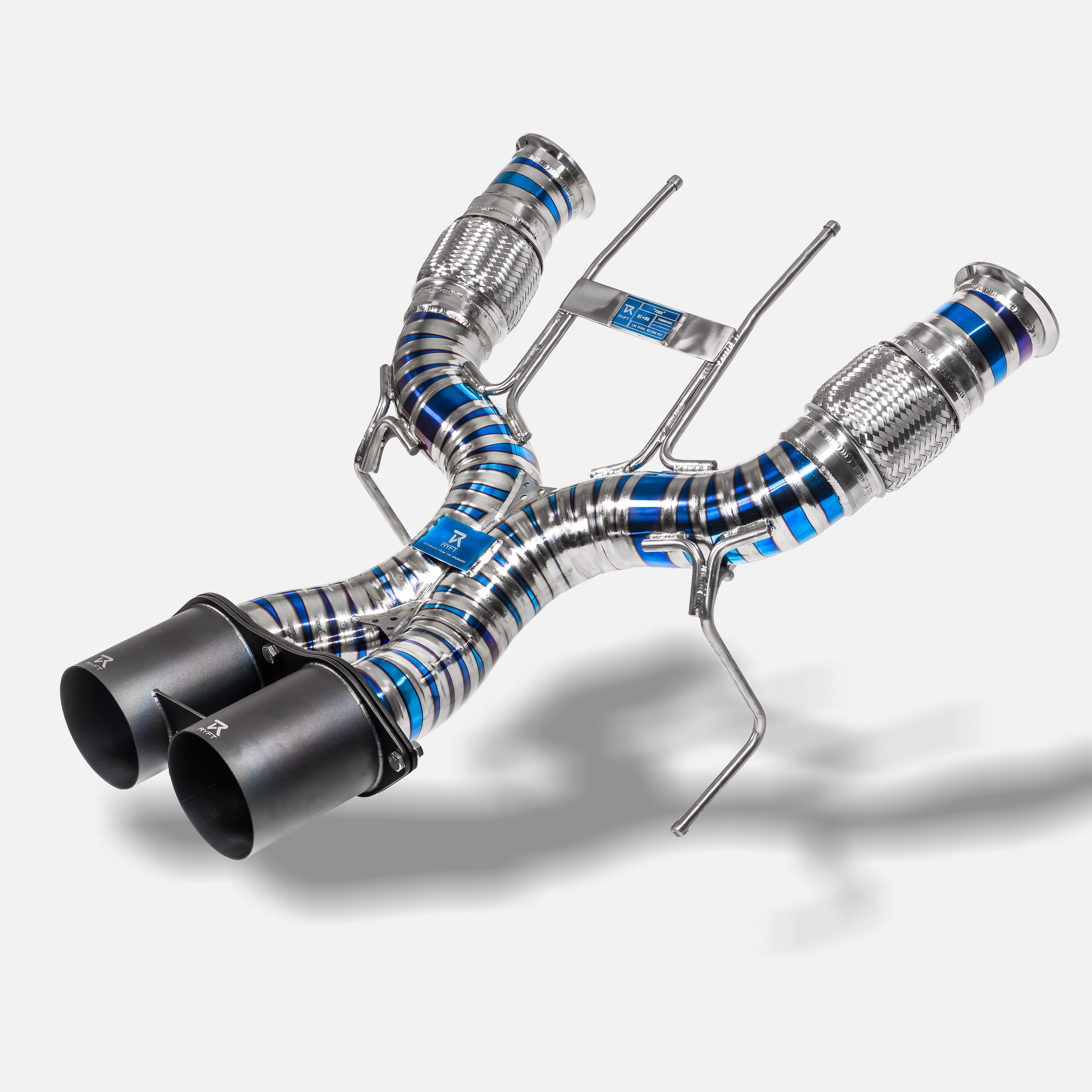 McLaren 750S - Titanium Race Exhaust w/ Satin Black Tip