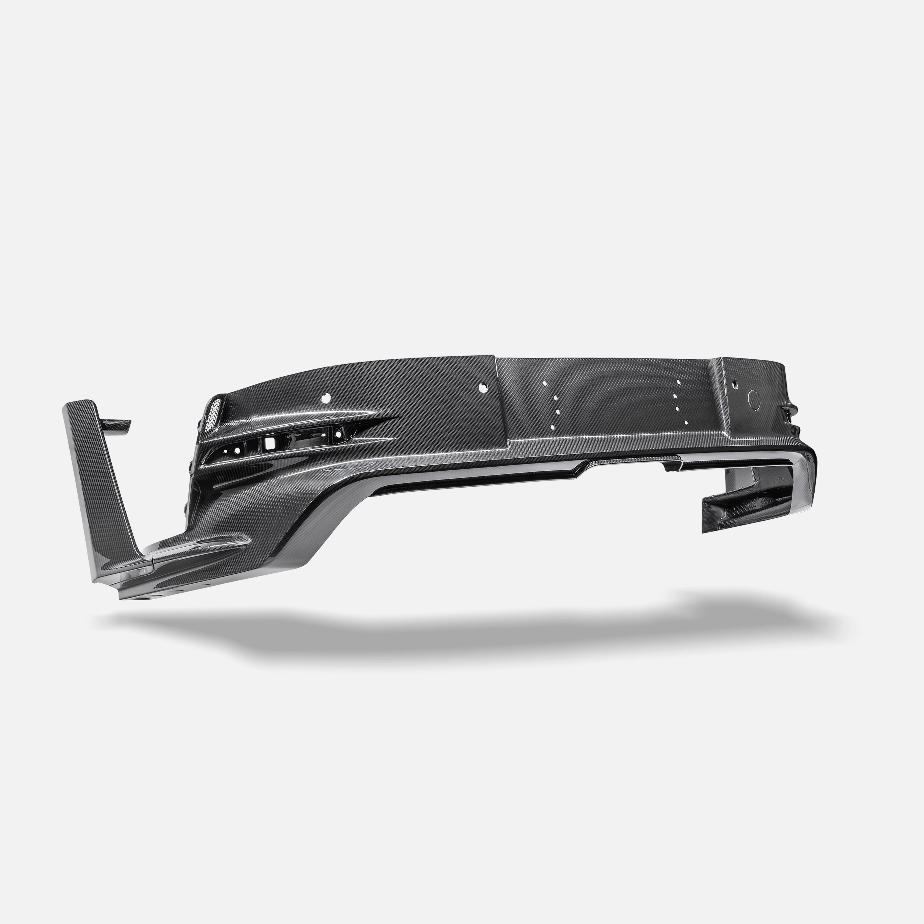 Porsche 992 GT3RS - Carbon Fiber Rear Bumper Center w/ Side Fins