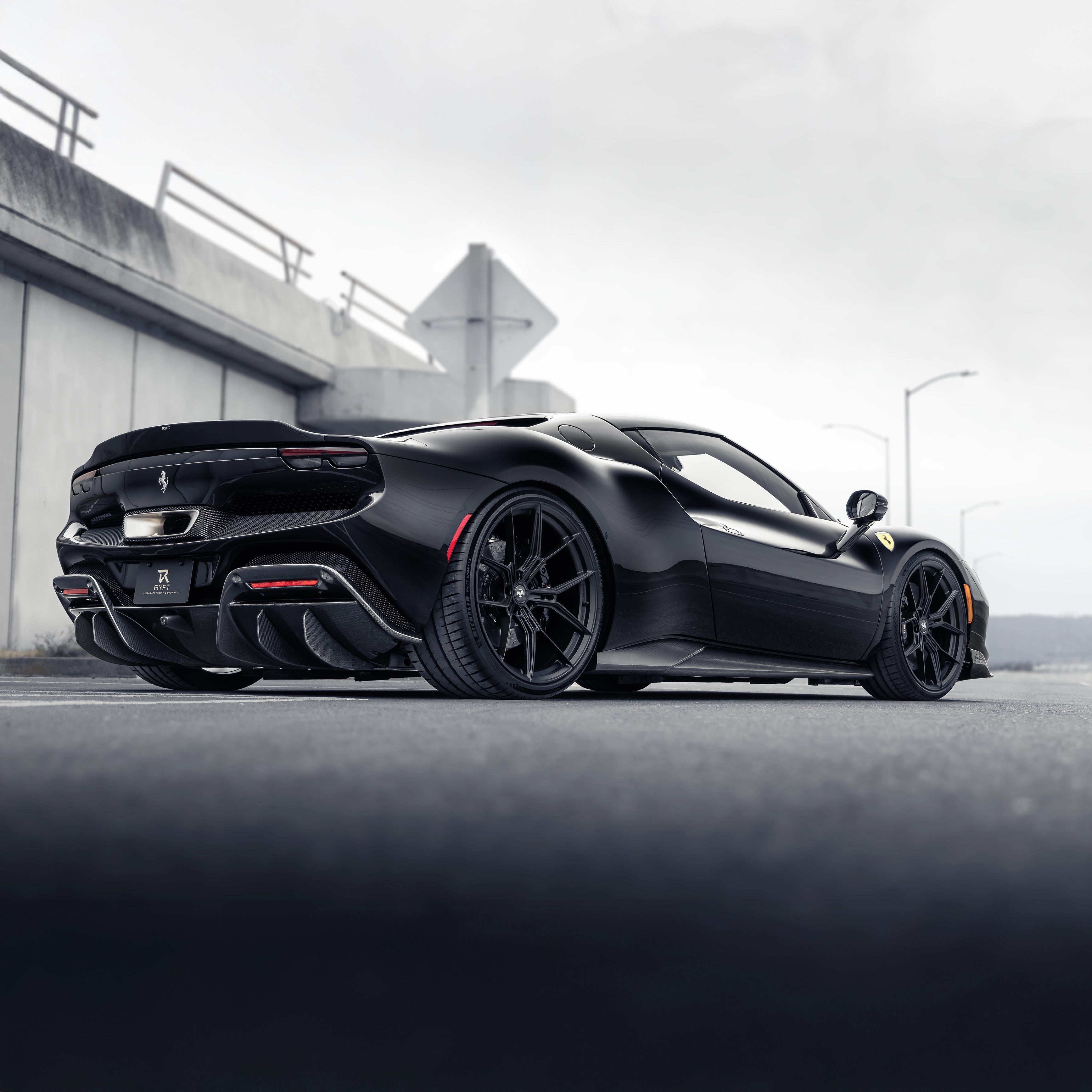 Ferrari 296 GTB - Carbon Fiber Rear Diffuser