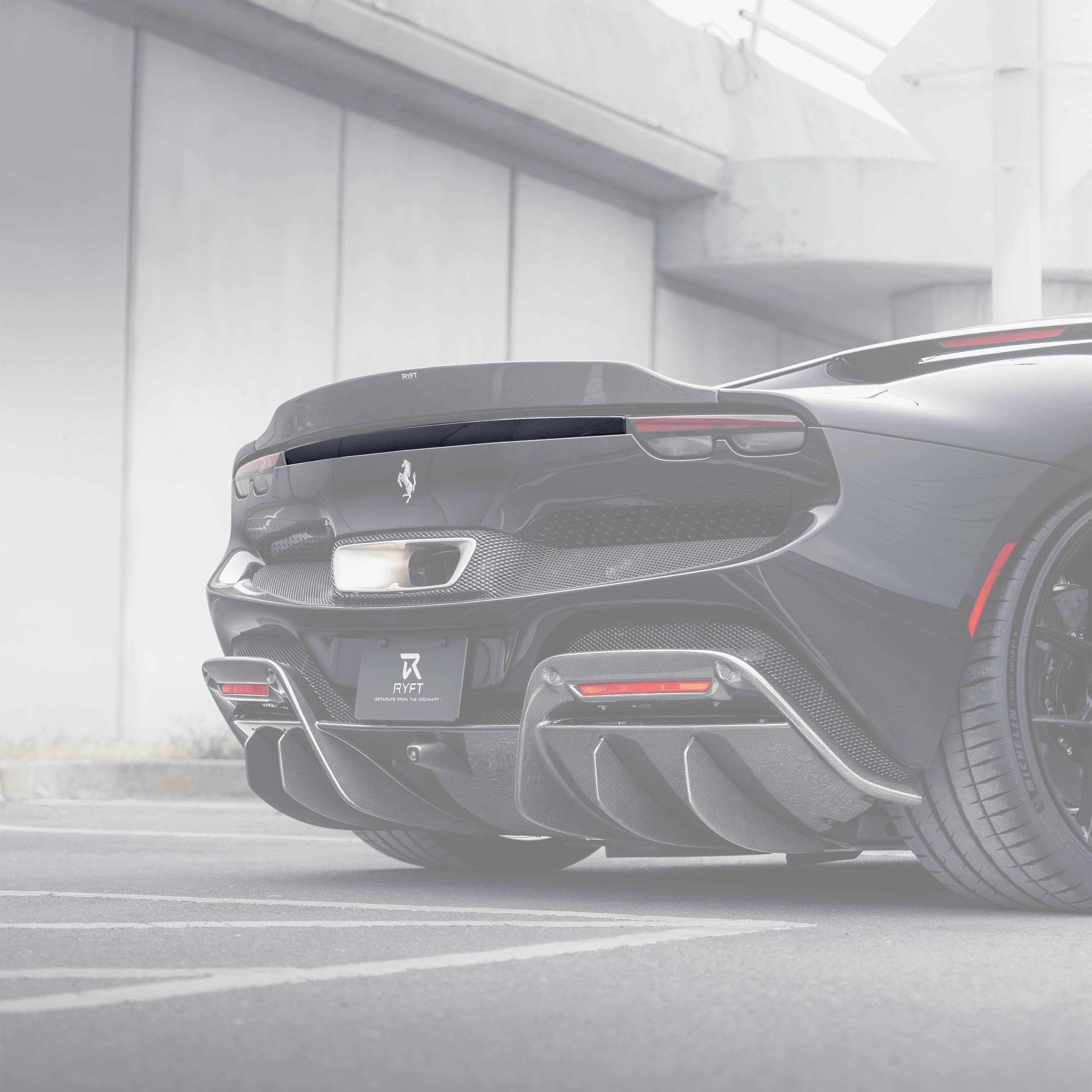 Ferrari 296 GTB - Carbon Fiber Active Spoiler