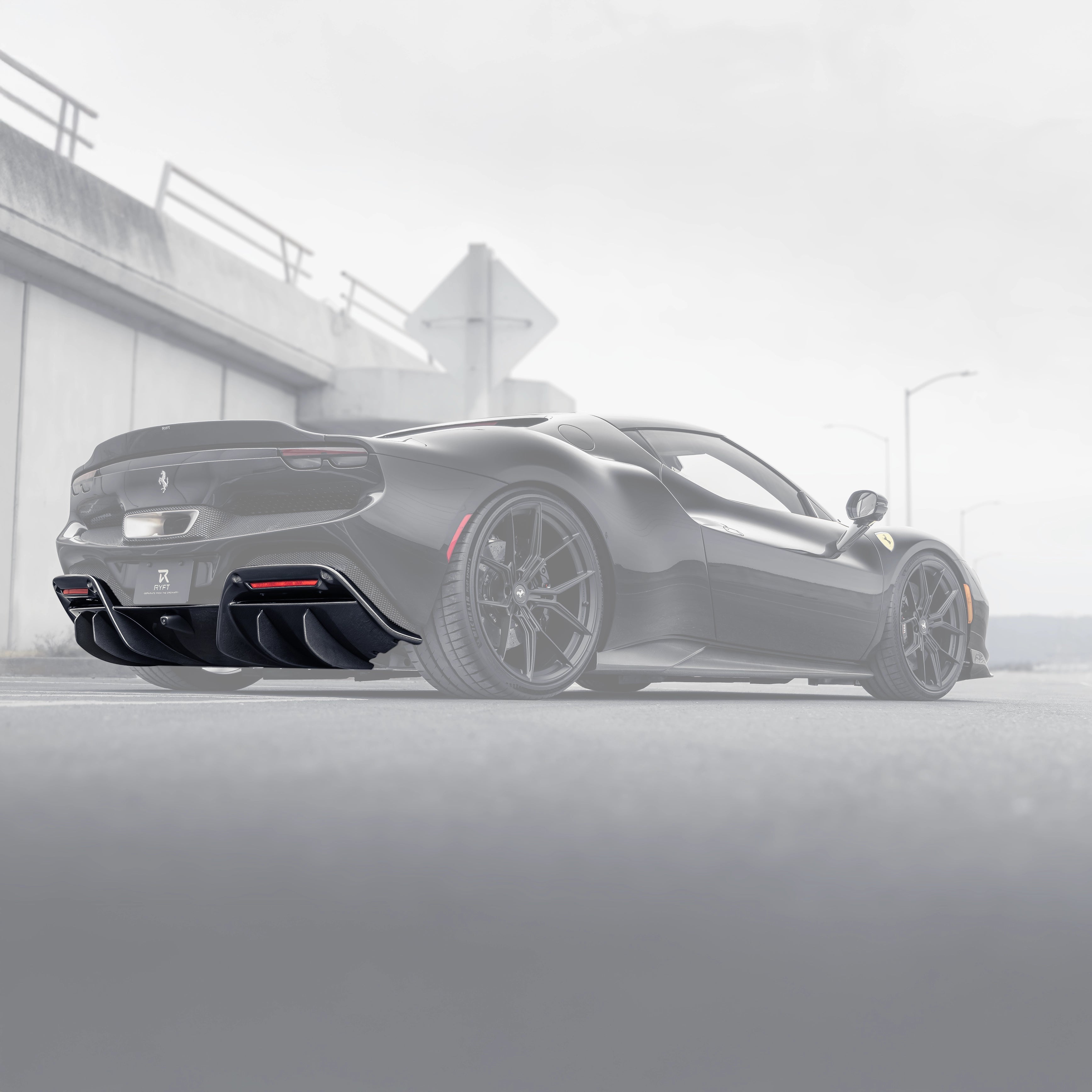 Ferrari 296 GTB - Carbon Fiber Rear Diffuser