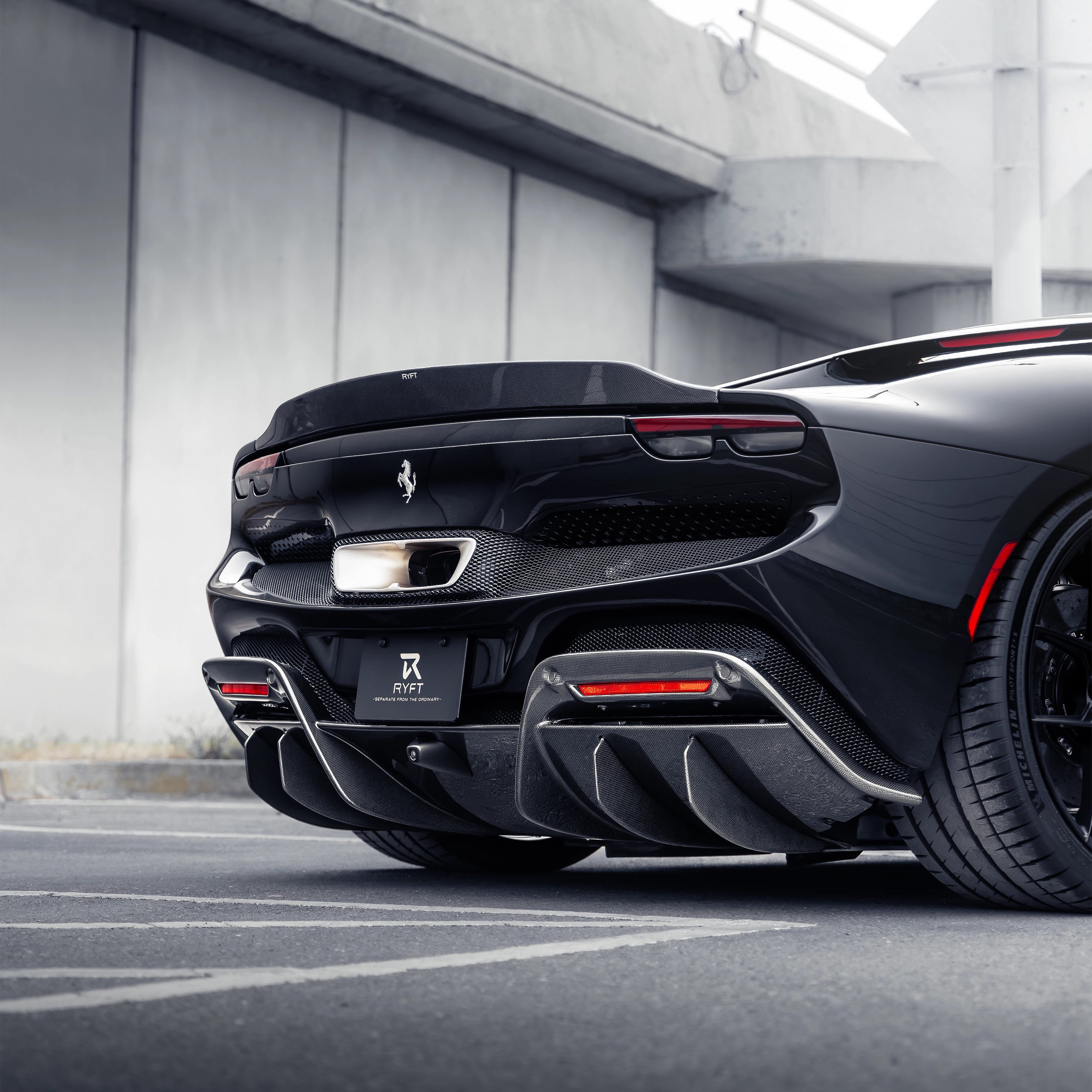 Ferrari 296 GTB - Carbon Fiber Active Spoiler