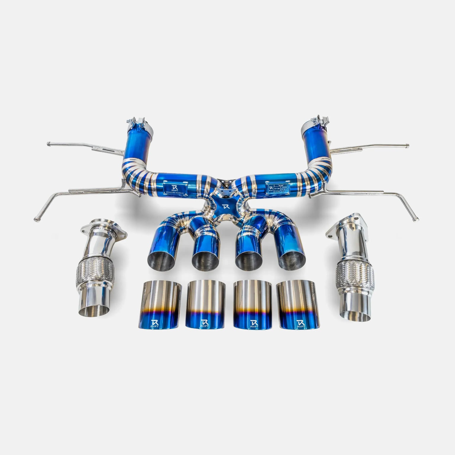 RYFT C8 Corvette Z06 Titanium Race Exhaust with Tips