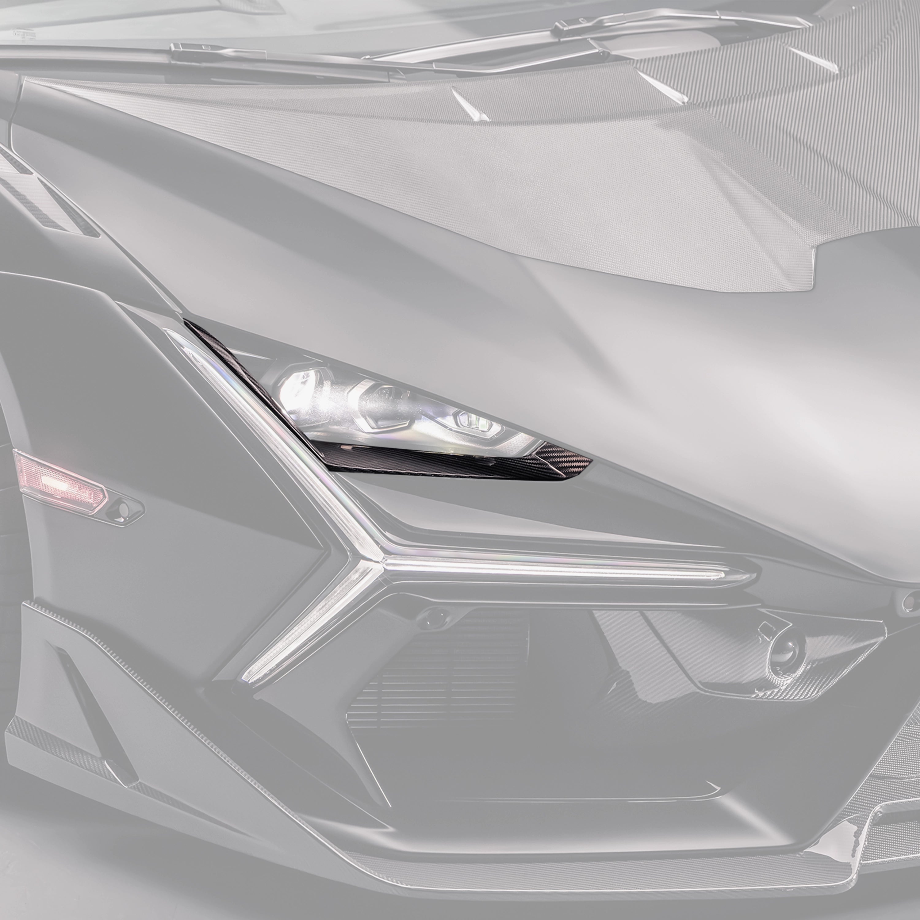 Lamborghini Revuelto - Carbon Fiber Fog Light Cover