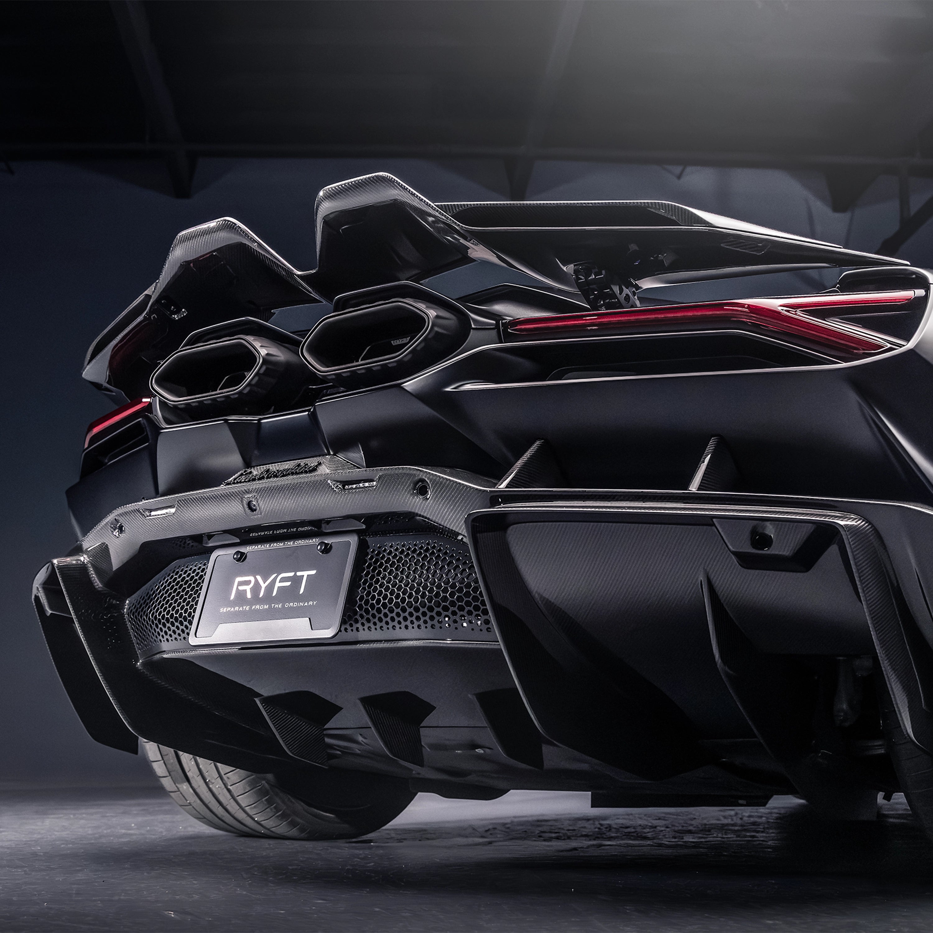 Lamborghini Revuelto - Carbon Fiber Active Rear Spoiler