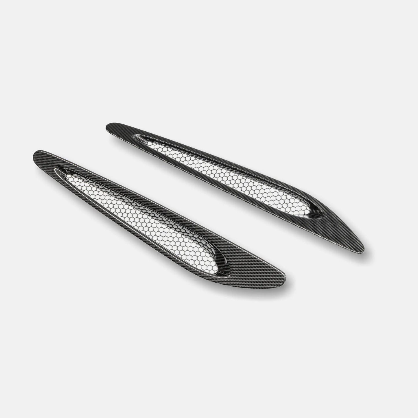 MCLAREN // 720S  COUPE | SPIDER - HOOD VENT SURROUND SET - LEFT AND RIGHT (2X2 TWILL CARBON)