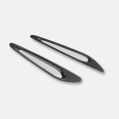 MCLAREN // 720S  COUPE | SPIDER - HOOD VENT SURROUND SET - LEFT AND RIGHT (2X2 TWILL CARBON)