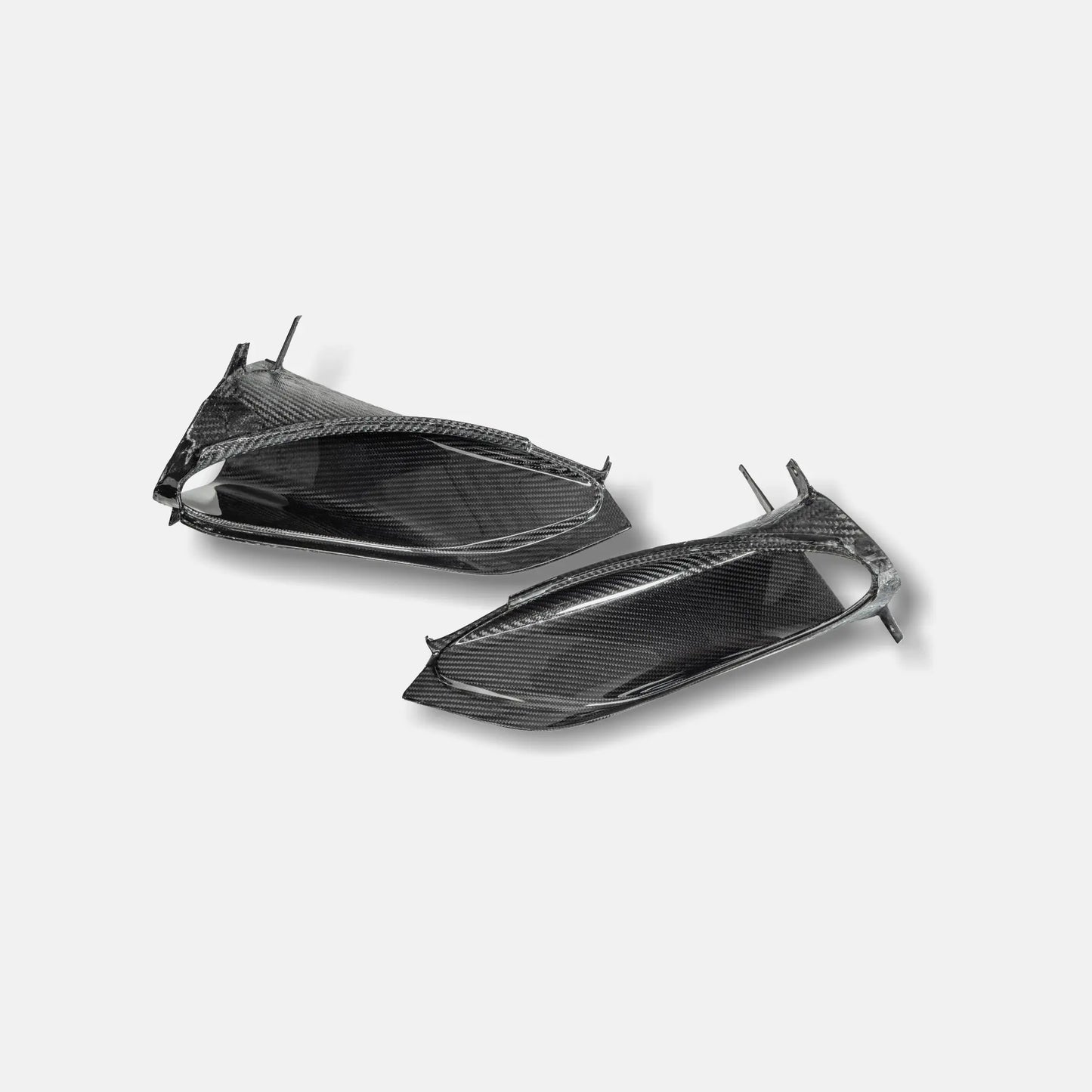 MCLAREN // 720SCOUPE | SPIDER - SIDE INLET TRIM - LEFT AND RIGHT (2X2 TWILL CARBON)