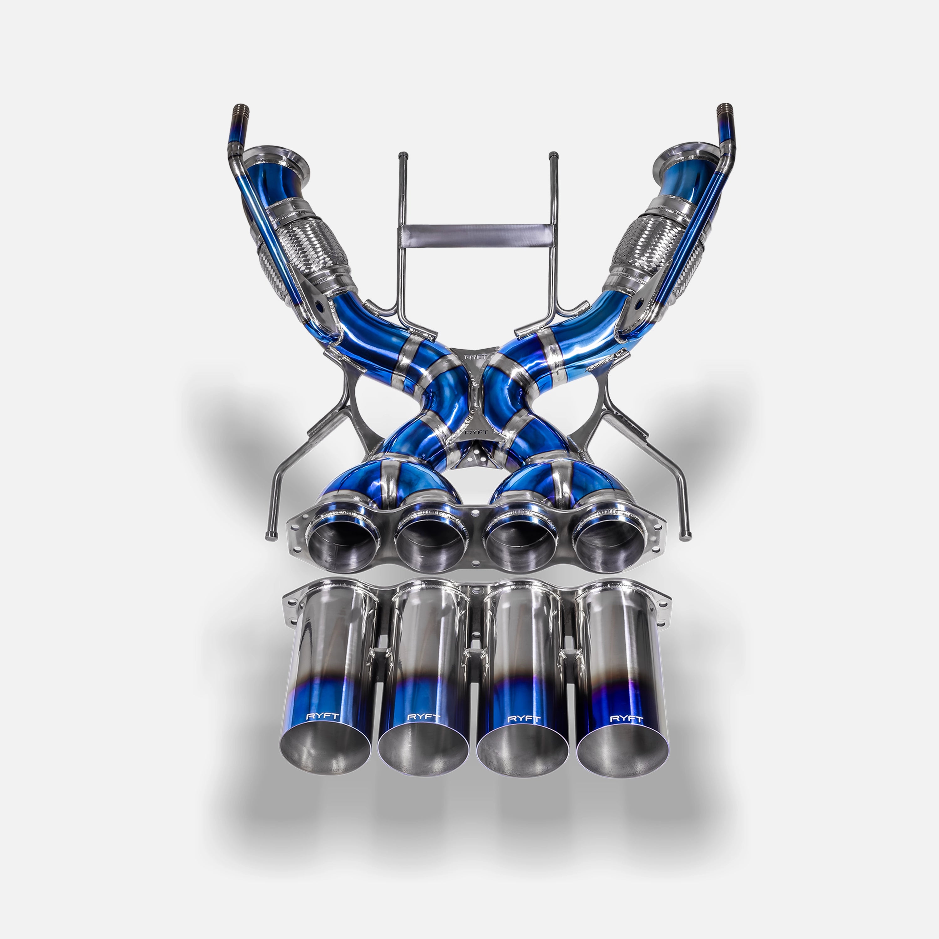 McLaren 765LT  - Titanium Race Exhaust w/ Burnt Titanium Tips