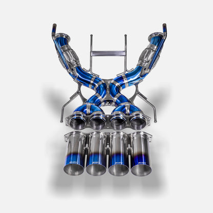 McLaren 765LT  - Titanium Race Exhaust w/ Burnt Titanium Tips