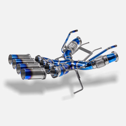 McLaren 765LT  - Titanium Race Exhaust w/ Burnt Titanium Tips