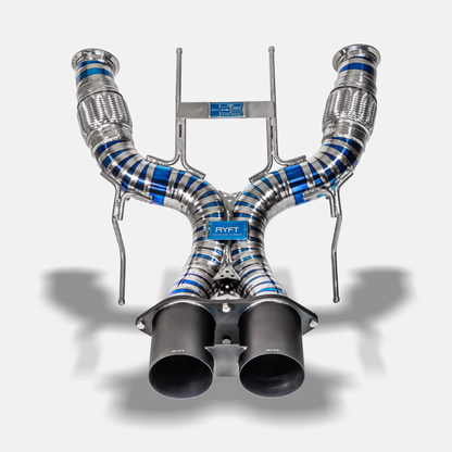 McLaren 750S  - Titanium Race Exhaust w/ Satin Black Tip