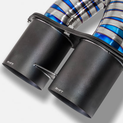 McLaren 750S  - Titanium Race Exhaust w/ Satin Black Tip