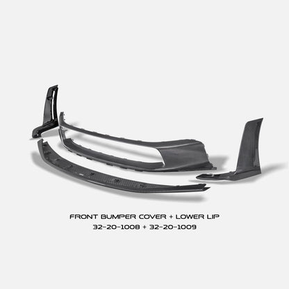 Porsche 992 GT3RS - Carbon Fiber Front Bumper Cover