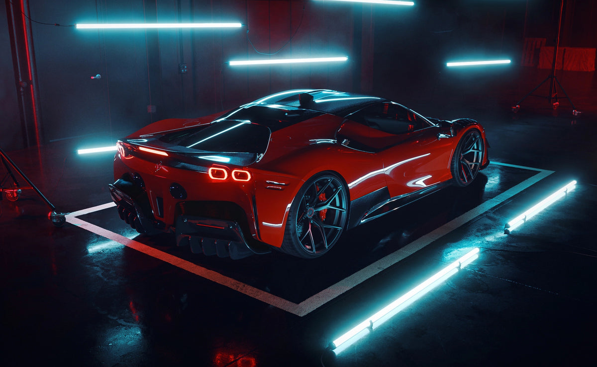 Clean Sf90 Ferrari SF90 Carbon Fiber Aero – RYFT