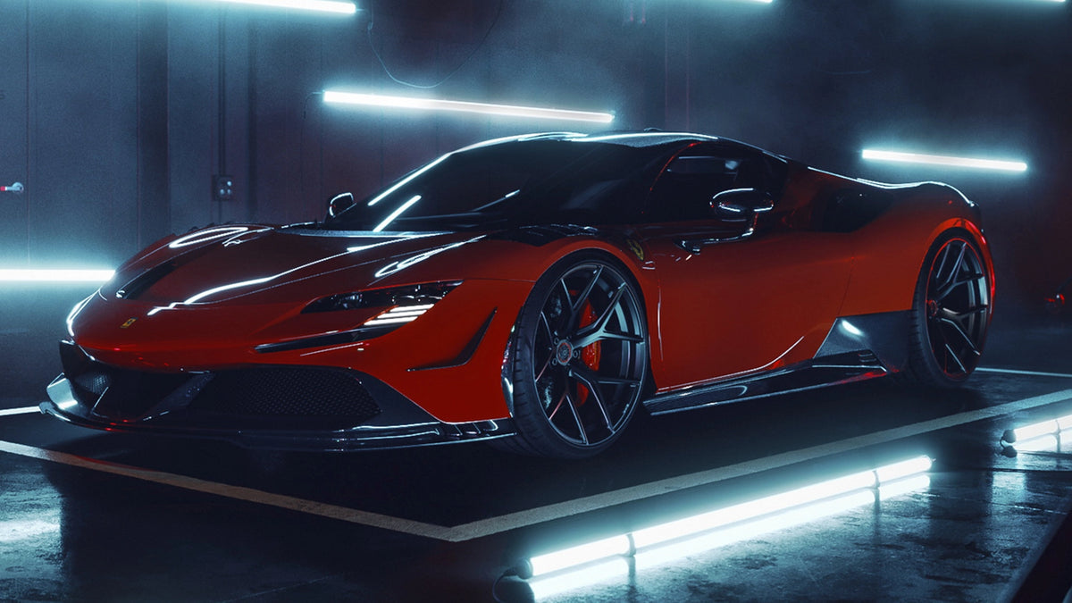 Clean Sf90 Ferrari SF90 Carbon Fiber Aero – RYFT